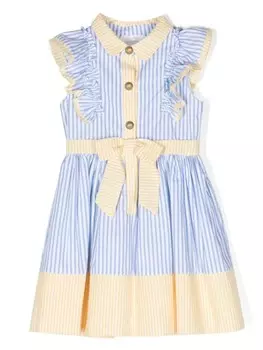 Платье-рубашка в полоску Patachou, синий