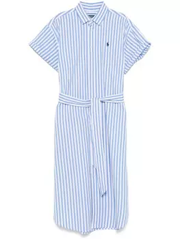 Платье-рубашка в полоску Polo Ralph Lauren, белый
