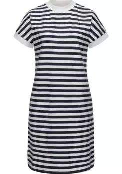 Платье-рубашка в стиле рэгвир "Katchi Stripes", повседневное женское летнее платье в полоску Ragwear, цвет морской волны