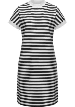 Платье-рубашка в стиле рэгвир "Katchi Stripes", повседневное женское летнее платье в полоску Ragwear, черный