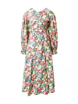 Платье-рубашка Warehouse, разноцветный