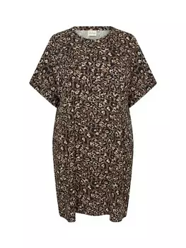 Платье-рубашка Wasabi Concept Melina, темно-коричневый