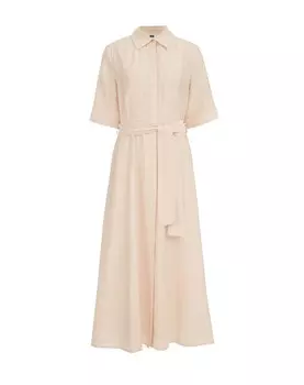 Платье-рубашка We Fashion, бежевый