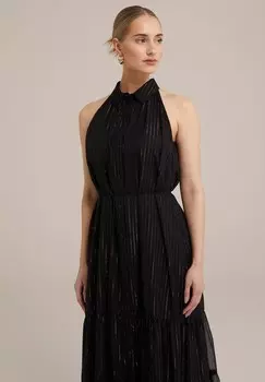 Платье-рубашка WE Fashion, черный