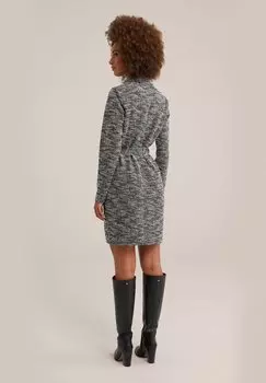 Платье-рубашка WE Fashion, черный