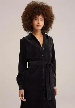 Платье-рубашка WE Fashion, черный