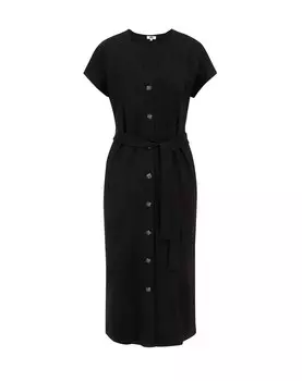 Платье-рубашка WE Fashion, черный