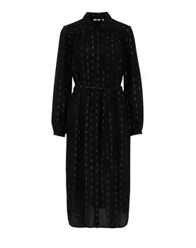 Платье-рубашка WE Fashion, черный