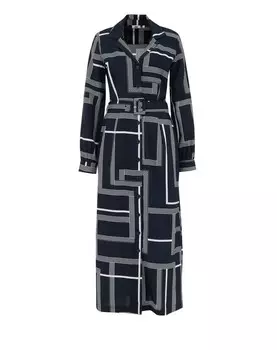 Платье-рубашка WE Fashion, темно-синий