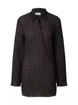 Платье-рубашка Weekday, черный