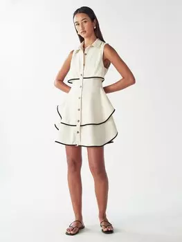 Платье-рубашка Willa, нюд