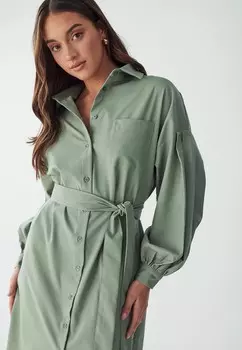 Платье-рубашка WILLA, зеленый