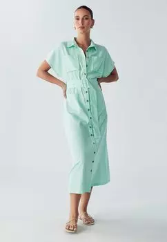 Платье-рубашка WILLA, зеленый