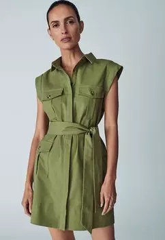 Платье-рубашка WILLA, зеленый
