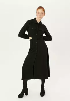 Платье-рубашка WITH CUT-OUT DETAIL Rue les crateurs, черный