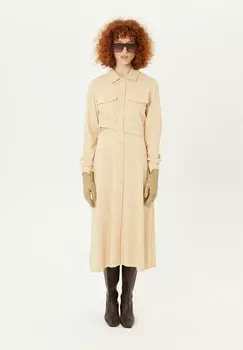 Платье-рубашка WITH CUT-OUT DETAIL Rue les crateurs, бежевый