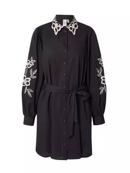 Платье-рубашка YAS, черный