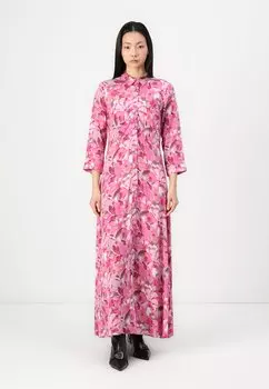 Платье-рубашка YASSAVANNA LONG SHIRT DRESS YAS, розовый