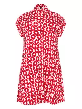 Платье-рубашка Yoek, красный