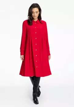 Платье-рубашка Yoek, красный