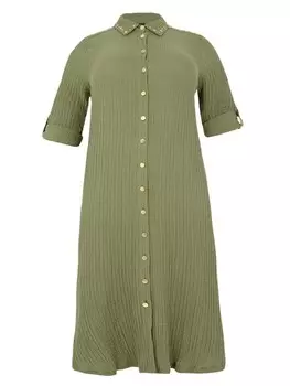 Платье-рубашка Yoek, оливковый