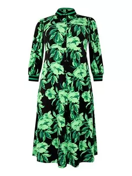 Платье-рубашка YOEK, зеленый