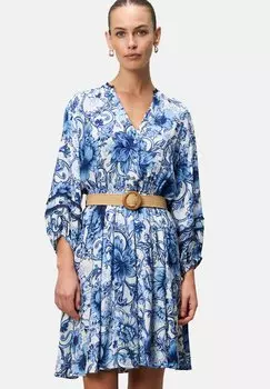 Платье-рубашка zero, синий