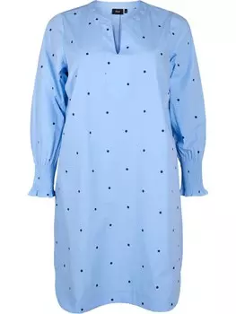 Платье-рубашка Zizzi Vtasmin, светло-синий