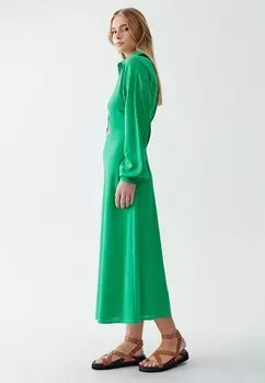 Платье-рубашка ZOIA MIDI CALLI, зеленый