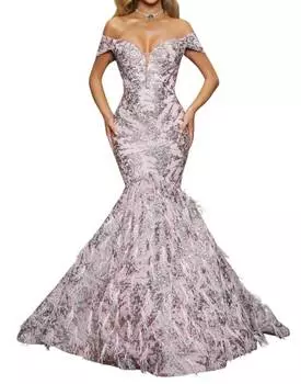 Платье-русалка в розовом цвете PORTIA&SCARLETT