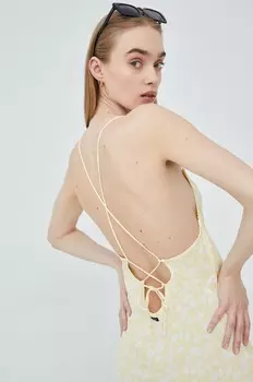 Платье RVCA, желтый