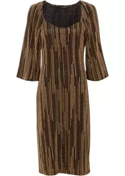 Платье с эффектом блесток Bodyflirt, черный