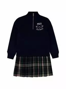 Платье с эффектом многослойности Ralph Lauren