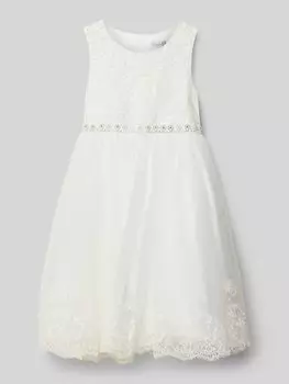 Платье с эффектом выгорания Happy Girls, кремовый