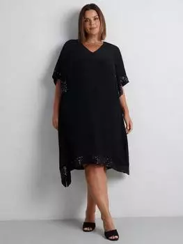Платье с ангельским рукавом Live Unlimited, черный