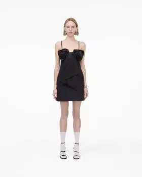 Платье с бантом Marc Jacobs, черный