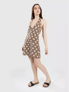 Платье с бретельками Utopia Rhythm, коричневый