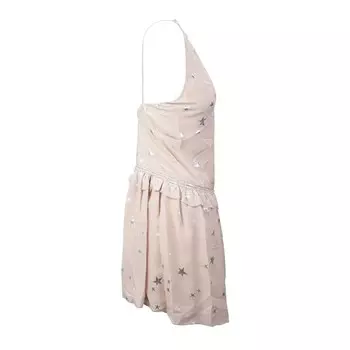 Платье с бретелькой на бретельках телесного цвета Stars Fil Coupe Amiri, цвет Pattern