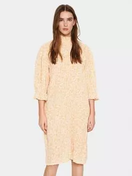 Платье с цветочным галстуком tamara на талии Saint Tropez, цвет Chamois Juicy