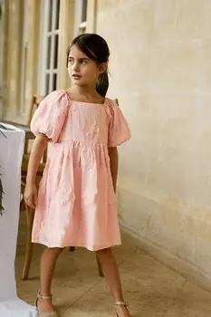 Платье с цветочным принтом (3–16 лет) Next, розовый