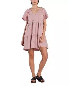 Платье с цветочным принтом Billy T, розовый