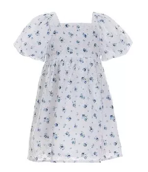 Платье с цветочным принтом для маленькой девочки Copper Key 2T-6X, белый