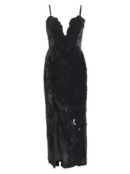 Платье с цветочным принтом Haven Ramy Brook, черный