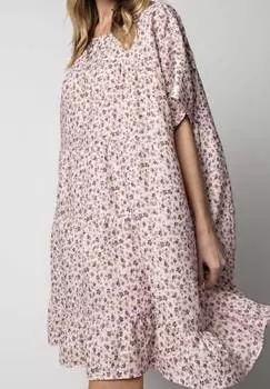 Платье с цветочным принтом Hazel в цвете Blush/brwon Easel