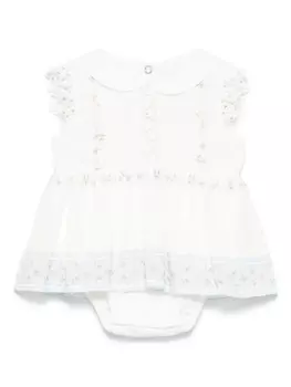 Платье с цветочным принтом Lapin House, белый