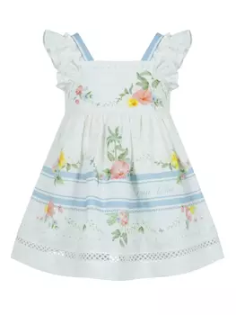 Платье с цветочным принтом Lapin House, белый