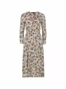 Платье с цветочным принтом Maje