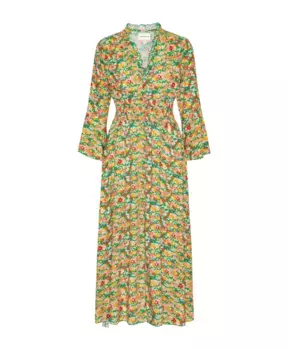 Платье с цветочным принтом на талии American Dreams, мультиколор