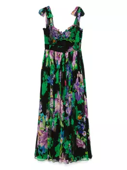 Платье с цветочным принтом NISSA, черный