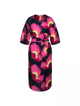 Платье с цветочным принтом Seidensticker, синий